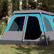 vidaXL Kupolasti obiteljski šator za 10 osoba plavi brzo otpuštanje