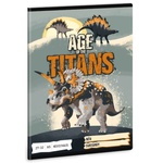 Ars Una: Age of the Titans dinosaur kockasta bilježnica