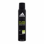 Adidas Pure Game Deo Body Spray 48H dezodorans u spreju bez aluminija 200 ml za muškarce