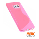 Samsung Galaxy S6 EDGE roza silikonska maska