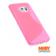 Samsung Galaxy S6 EDGE roza silikonska maska