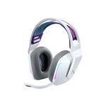 Logitech G733 Lightspeed White gaming slušalice, 3.5 mm/USB/bežične, bijela/plava, 26dB/mW, mikrofon