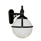ELSTEAD GLENBEIGH-WALL | Glenbeigh Elstead zidna svjetiljka namjenjeno za primorje 1x E27 IP44 UV crno, opal