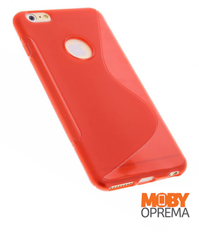 iPhone 6 plus crvena silikonska maska