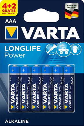 Varta baterija Longlife Power 4+2 AAA 4903121436