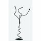 FANEUROPE I-LOVER-PT3-NERO | Lover Faneurope podna svjetiljka Luce Ambiente Design 165cm s prekidačem fleksibilna 3x E14 crno