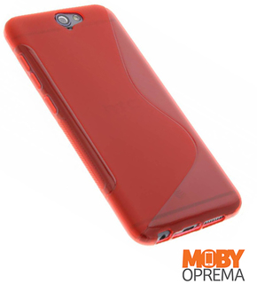 HTC A9 crvena silikonska maska
