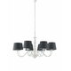 FANEUROPE I-FAVOLA/8 | Favola Faneurope luster svjetiljka Luce Ambiente Design 8x E14 bijelo, sivo