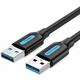 Vention USB 3.0 A Male to A Male Cable 1m, Black VEN-CONBF