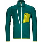 Ortovox Fleece Grid Jacket M Pacific Green XL Majica s kapuljačom na otvorenom