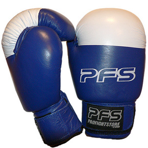 Natjecateljske rukavice za boks- plave (kožne