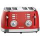 SOGO Human Technology toaster 4 utora indikatorska lampica, toast funkcija crvena (metalna)