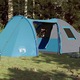 vidaXL Šator za kampiranje za 6 osoba plavi 466x342x200 cm taft 185T