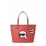 Karl Lagerfeld Shopper torba nude / vatreno crvena / crna / bijela