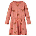 vidaXL Dječja haljina starinska ružičasta boja 92