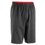Kratke hlače za nogomet viralto club dulje za odrasle crveno-sive