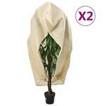 vidaXL Navlake za biljke od flisa s patentom 2 kom 70 g/m² 3,93x3 m