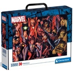 Marvel superheroji puzzle od 1000 dijelova u kutiji za pohranjivanje - Clementoni