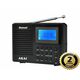 AKAI radio prijenosni FM, AM, BT, sat, alarm, LCD, AC, 3xAAA bat, crni APR-400