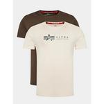 Alpha Industries Set t-shirt majica﻿ Alpha Label T 2 118534 Šarena Regular Fit