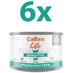 Calibra Life Sensitive konzerva za mačke, janjetina, 6 x 200 g