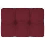 vidaXL Jastuk za sofu od paleta crvena boja vina 60 x 40 x 12 cm