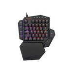 Redragon Diti K585RGB mehanička tipkovnica, USB, braun/crna/plava