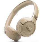 JBL Tune 680NC slušalice, bežične/bluetooth, bež/bijela, mikrofon