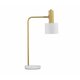 NOVA LUCE 9426651 | Paz Nova Luce stolna svjetiljka 60cm s prekidačem 1x E27 zlatno, bijelo
