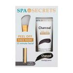 Xpel Spa Secrets Charcoal Peel Off Face Mask Set maska za lice Spa Secrets Charcoal Peel Off 100 ml + aplikator za žene