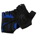 Fitness rukavice Dexter - GymBeam black - blue L