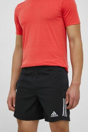 ADIDAS SPORTSWEAR Sportske hlače 'Own the Run' svijetlosiva / crna