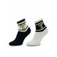 Set od 2 para ženskih visokih čarapa Tommy Jeans 701228093 Navy