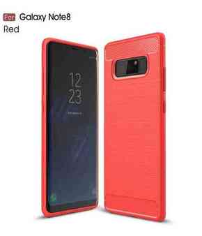 Samsung Note 8 crvena premium carbon maska