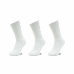 Set od 3 para unisex visokih čarapa Kappa 710069 Bright White 11-0601