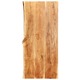 vidaXL Vrh za kupaonski ormarić od bagremovog drva 120 x 55 x 3,8 cm