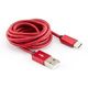 SBOX kabel USB -&gt; TYPE C M/M 1,5m Fruity Crveni