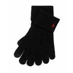 Polo Ralph Lauren Klasične rukavice crvena / crna