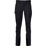 Bergans Breheimen Softshell Women Pants Black/Solid Charcoal XL Hlače na otvorenom