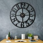 Ukrasni metalni zidni sat, Circle XL