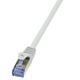 Patch kabel S/FTP 2m, Cat 6A, LSZH, Logilink CQ3052S, siva