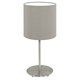EGLO 95726 | Eglo-Pasteri-T Eglo stolna svjetiljka 27,5cm sa prekidačem na kablu 1x E14 poniklano mat, taupe