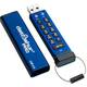 iStorage datAshur® PRO USB stick 32 GB plava boja IS-FL-DA3-256-32 USB 3.2 gen. 1 (USB 3.0)