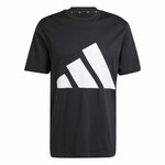 ADIDAS SPORTSWEAR Tehnička sportska majica 'Essentials' crna / bijela 22335624