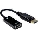 Value DisplayPort / HDMI adapterski kabel DisplayPort utikač, HDMI A utičnica 0.15 m crna 12.99.3139 DisplayPort kabel