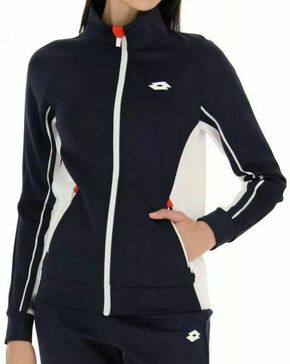 Ženski sportski pulover Lotto Squadra W II Jacket - navy blue/bright white