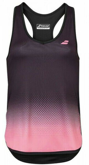 Ženska majica bez rukava Babolat Compete Tank Top Women - black/geranium pink