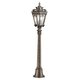 ELSTEAD KL-TOURNAI4-M | Tournai Elstead podna svjetiljka 110cm ručna izrada 1x E27 IP44 antik gvožđe, efekt mjehura