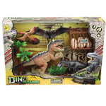 Set igračaka dinosaura sa različitim dodacima