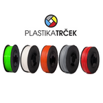 Plastika Trček PLA PAKET - 5x1kg - Neon zelena, Bijela, Narančasta, Srebrna, Crvena
